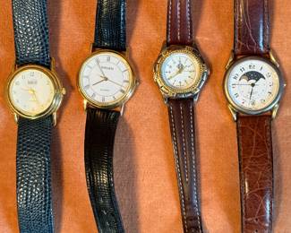 Wristwatches - Brookfield, Gruen, Peugeot 