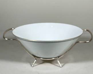 (2pc) Vintage Rosenthal Bowl With Serving Stand
