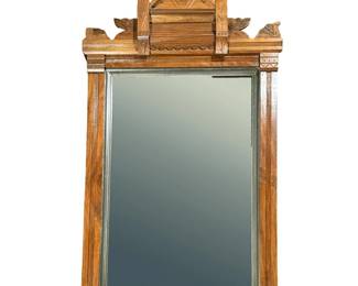 Antique CARVED WOOD MIRROR
