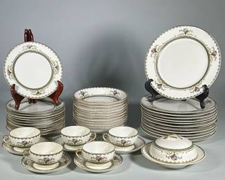 (40pc) NORITAKE IVORY ARDSLEY DISHES

