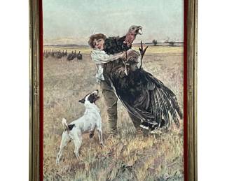 ARTHUR WARDLE (British, 1864-1949) LITHOGRAPH PRINT
