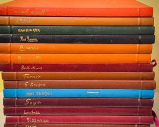 (14) Easton Press Great Artists – Picasso, Chagall, Kandinsky, Carzou
