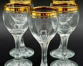 (5) Valencia Cordial Glasses
