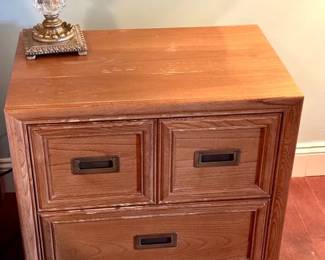 (2) Stanley Night Stands
