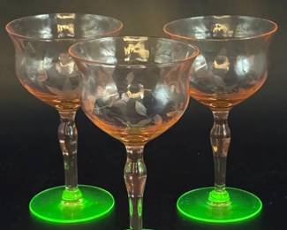 Weston Floral Cut Glasses
