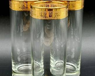 (3) Vintage Gold Rimmed Glasses
