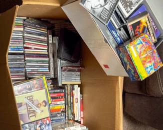 (100+) Mixed CD & DVD Lot – Rock, Pop, Jazz, Soul, Comedy & More
