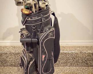 Golf Club Set with Bag – Wilson Fat Shaft Irons, Odyssey Putter & More
