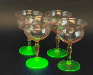 Weston Floral Cut Glasses