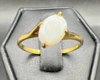 14KT Gold Electroplated Ring — Size 8.25
