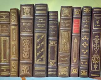 (10) Franklin Library Classics – Pulitzer Winners Faulkner, Frost, Guthrie, Catton

