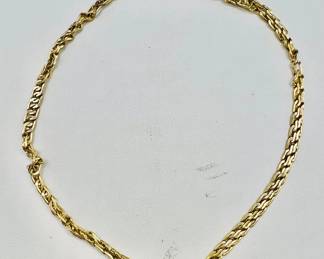 14Kt Gold Jewelry — 10” Anklet
