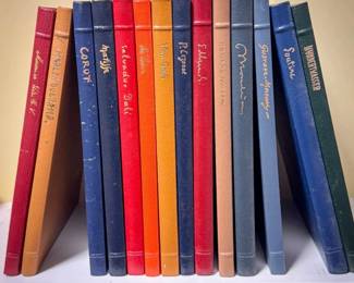 (14) Easton Press Great Artists – Van Gogh, Cézanne, Dalí, Duchamp
