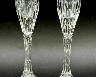 (2) Satin Leaves By Noritake Candlestick Holders
