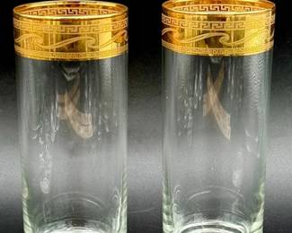 (3) Vintage Gold Rimmed Glasses
