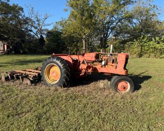 Allis Chalmers Tractor with Disc