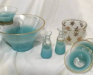 007 Aqua Blue BLENDO Chip Dip Set