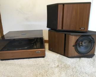 005 BOSE 4.2 Speakers BSR Turntable