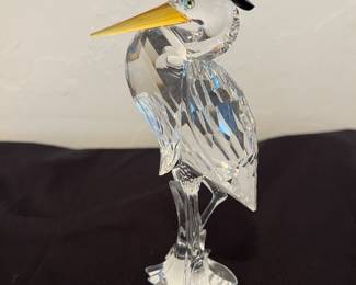 Swarovski crystal Heron