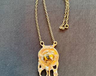 D.S. Denmark Modernist pendant and chain