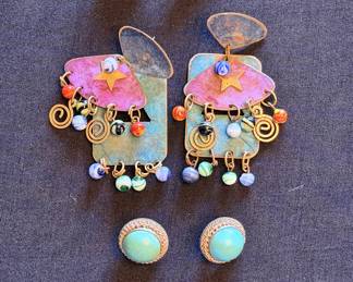 Large earring selection