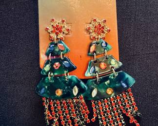 Christmas earrings