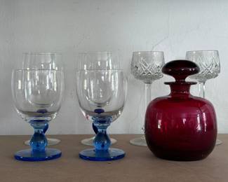 Dansk and other glassware