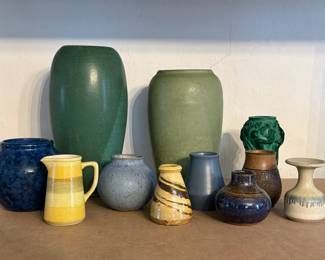 Vintage mid-century modern and art pottery