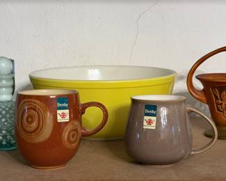 Roseville, Denby, Pyrex, etc.