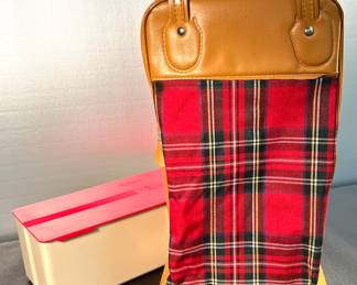 1970's thermos bag and lunchbox