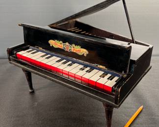Vintage toy grand piano