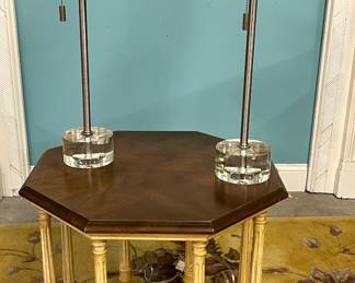 Hexagon side table