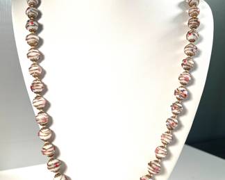 Vintage Murano glass bead.necklace