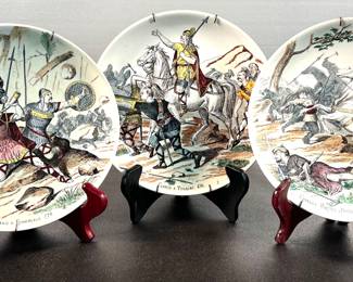 Vintage French military plate