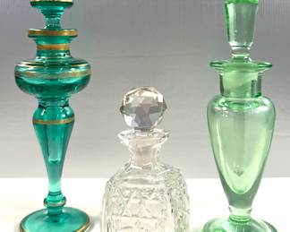 Beautiful perfume bottles