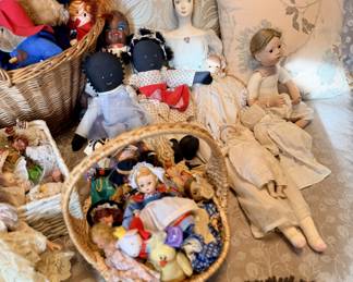 Collection of dolls