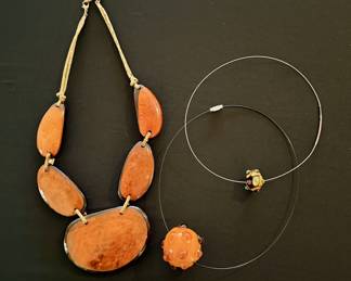 Handcrafted chokers and necklaces