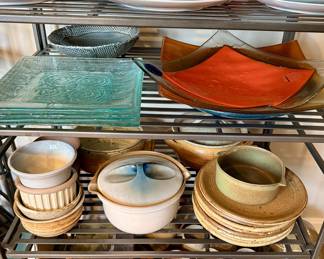 Studio pottery tableware
