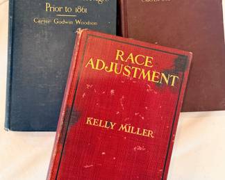 Books by Carter Godwin Woodson and Kelly Miller