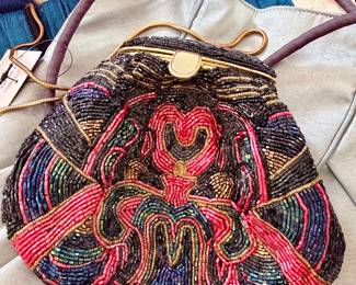 Beaded handbag