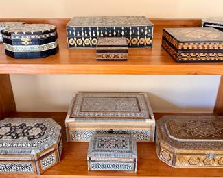 Inlaid boxes