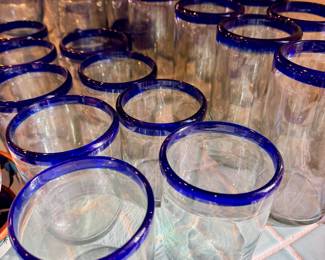 Hand blown tumblers 