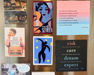 Refrigerator magnets - adorable. 