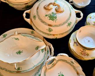 Herend "Chinese Bouquet" Serving pieces.  Just in time for Thanksgiving.