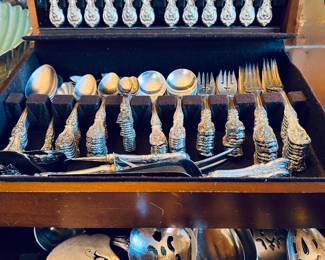 Reed and Barton Francis I Sterling Service for 16 plus serving pieces 