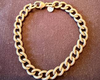 Tiffany Sterling Charm bracelet.  Sterling Silver