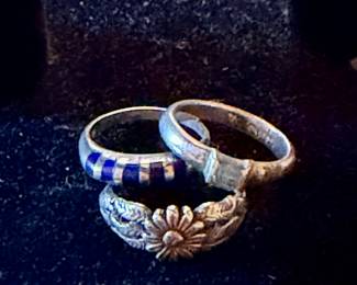 Sterling rings