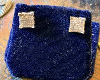 14K earrings - with post.