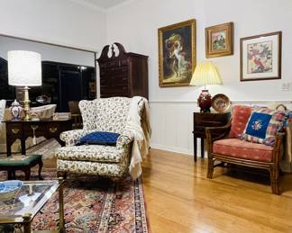 Wingback chairs