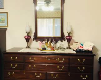 Councill Craftsmen dresser and mirror.